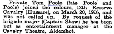 The Stage May 25th 1916