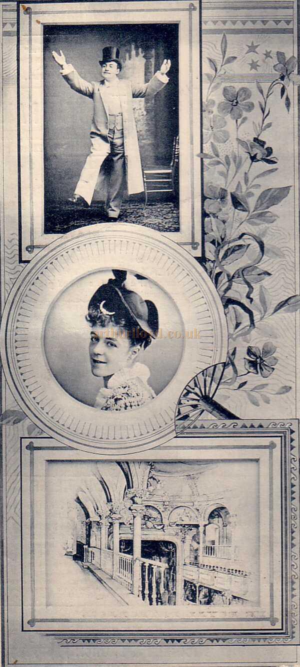 A programme for the London Pavilion for July 18th 1892.