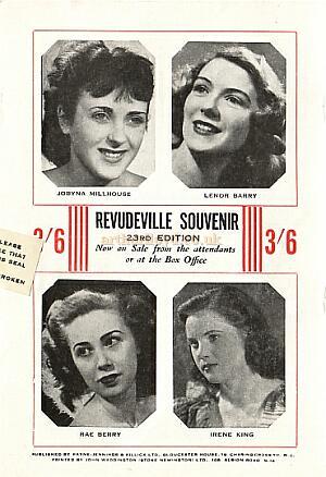 The Windmill Theatre 'Revudeville' Programme 1 - 1951