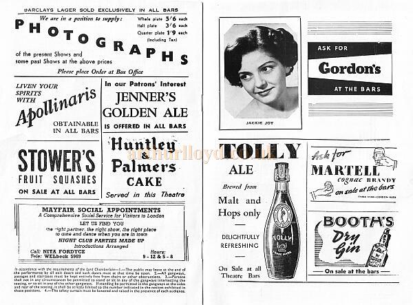 The Windmill Theatre 'Revudeville' Programme 5 - 1951