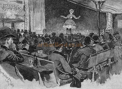 A Serio-Comique Song and Dance Artiste at "The Middlesex"