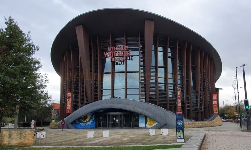 The Waterside Theatre, Aylesbury during the Coronavirus Pandemic in October 2020 - Photo M.L.