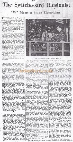 The Switchboard Illusionist 