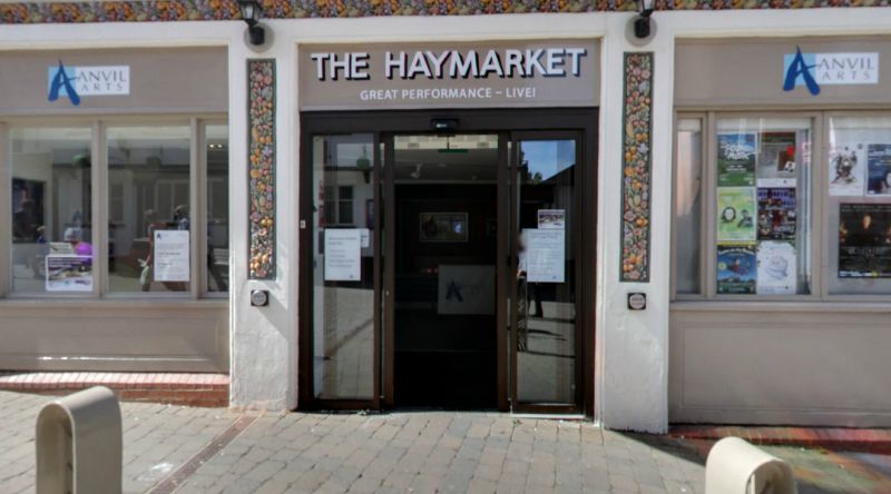 A Google StreetView image the Haymarket Theatre, Basingstoke today - Click to Interact.