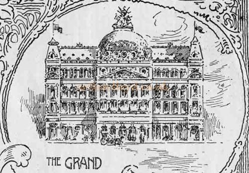 The Grand Theatre, Birmingham - From an illustration in the Playgoer of 1901 / 1902 - Courtesy Iain Wotherspoon.
