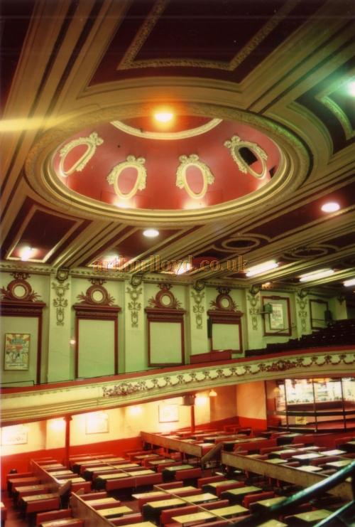The Auditorium of the Newtown Palace Theatre, Birmingham during its Bingo years in 1980 - Courtesy Ted Bottle