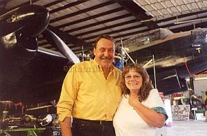 Wayne Rostad, star of the popular CBC-TV show called "On The Road Again", and Bob Kearns daughter, Rose Balcon. 