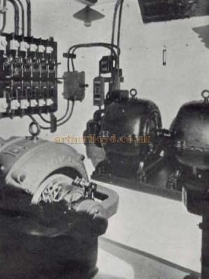 The Two Motor Generators for the Arc Lighting