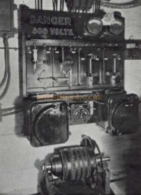 The Power Board Motor Generators, and Spare Armature.
