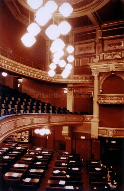 The auditorium of the Burnley Empire whilst in use for Bingo in 1982 - Courtesy Ted Bottle.