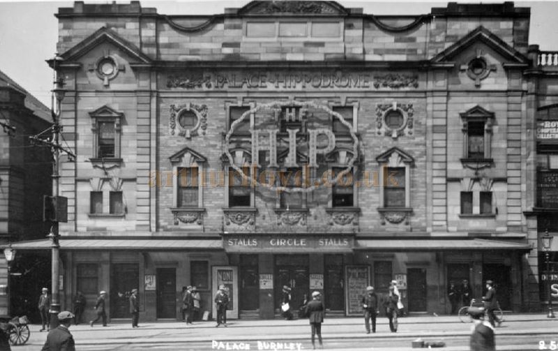 A Postcard view of the Palace Hippodrome Theatre, Burnley - Courtesy Mike Townend.