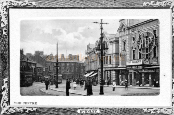 A Postcard view of the Palace Hippodrome Theatre, Burnley - Courtesy Mike Townend.