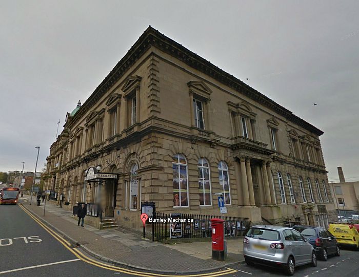 A Google Street View Image of the Mechanics Theatre, Burnley - Click to Interact
