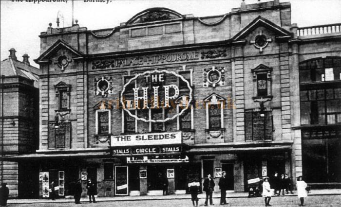 The Palace Hippodrome Theatre, Burnley, during the run of 'The Sleedes' - Courtesy Geoff Lord