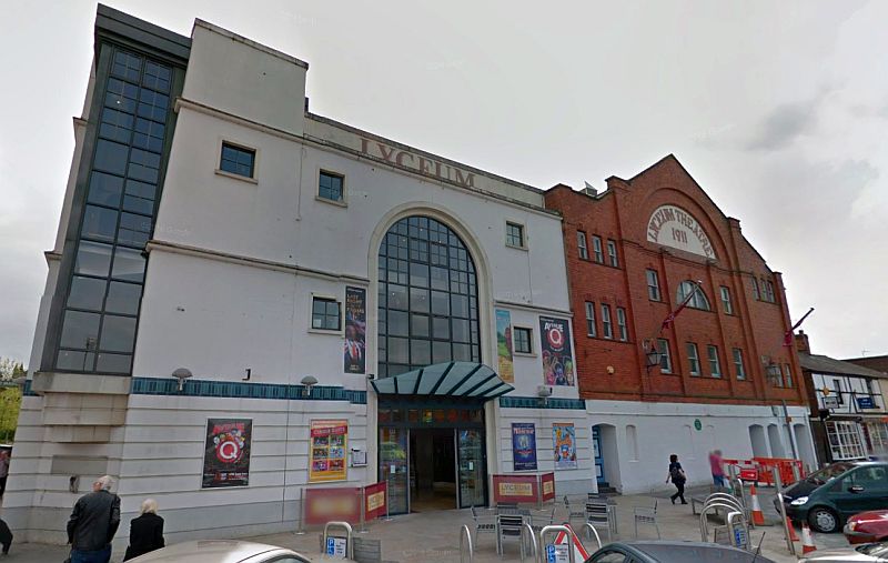 A Google StreetView Image of the Lyceum Theatre, Crewe - Click to Interact.