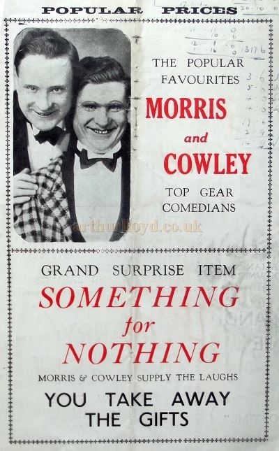 A Variety Programme for the Derby Grand in July 1936 - Courtesy Roy Cross.