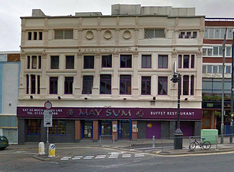 A Google StreetView Image of the former Grand Theatre, Derby in September 2014 - Click to Interact