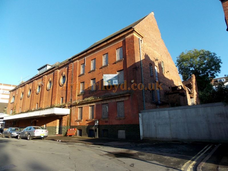 The Side and Rear Elevations of the Derby Hippodrome in June 2014 - Courtesy Paul Bland