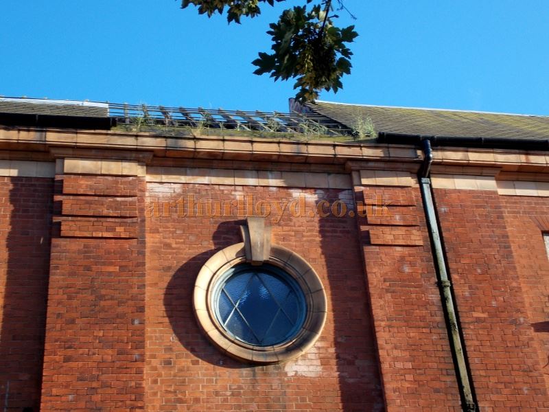  Part of the damaged roof of the Derby Hippodrome in June 2014 - Courtesy Paul Bland.