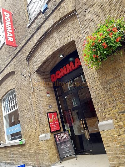 The Main Entrance to the Donmar Warehouse in September 2018.
