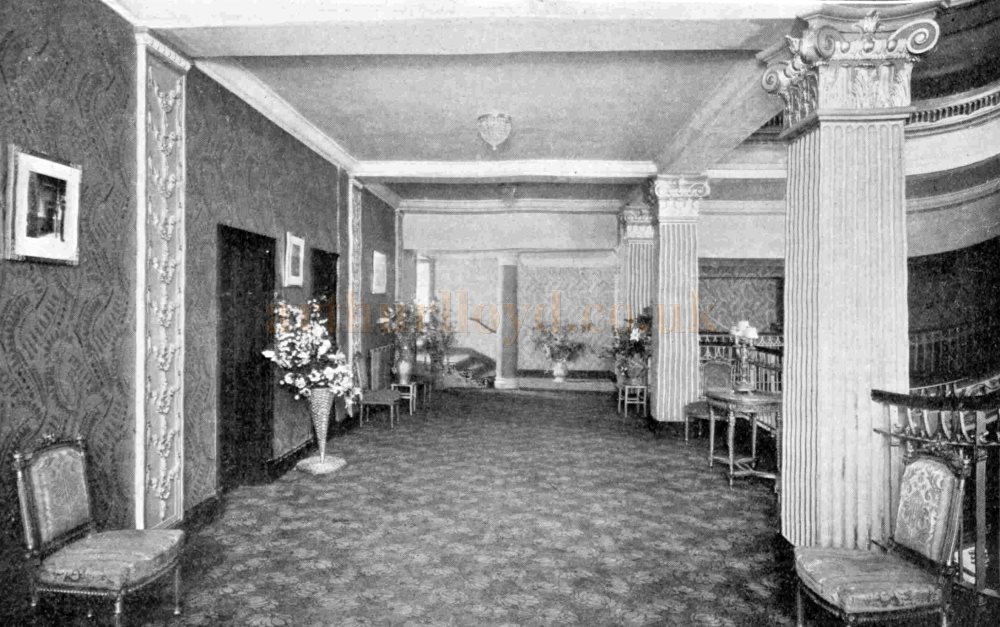 The Gallery above the Vestibule of the Granada Theatre, Dover - From The Bioscope, 15th of January 1930.