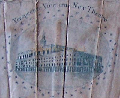 A sketch entitled 'Perspective View of the New Theatre