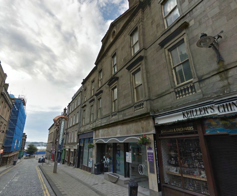 A Google StreetView Image of the former Theatre Royal, Castle Street, Dundee - Click to Interact