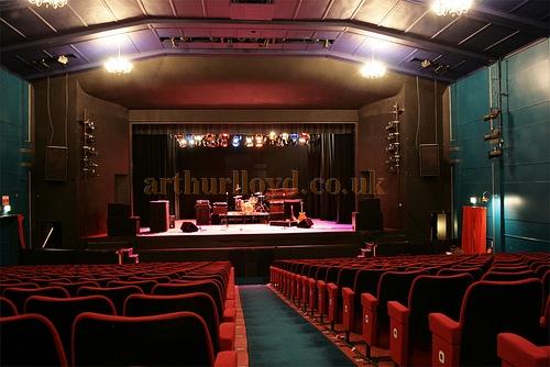 A Dundee Whitehall Theatre stage set being made ready - Courtesy The Downfield Musical Society.