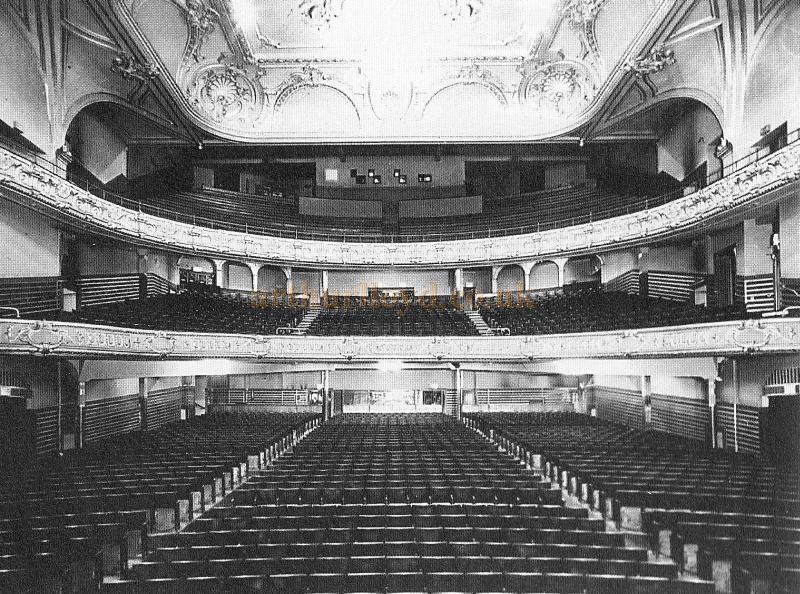 The auditorium of the Coliseum Theatre , Glasgow around 1930 - Courtesy Graeme Smith. 
