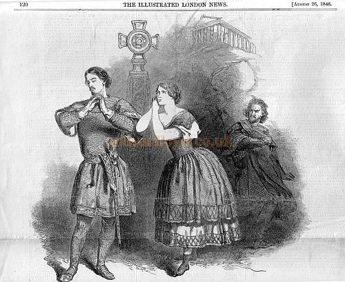 'The Illustrated London News' August 26th 1848 reports on Jenny Lind at Her Majesty's Theatre. 