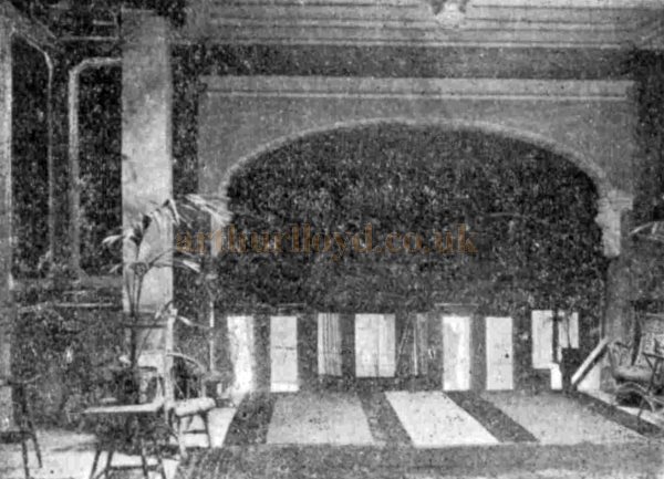 The Vestibule of the Electric Pavilion, Holloway Road when it first opened in 1910 - From The Bioscope, 18th of August 1910.