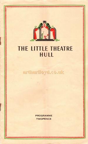 A programme for the Little Theatre, Hull whilst under the direction of Peppino Santangelo - Courtesy Dave Wilson.