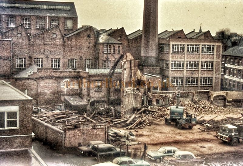 The Leicester Floral Hall and Palace Theatre site being cleared in the 1960s - Courtesy Alan Jones.