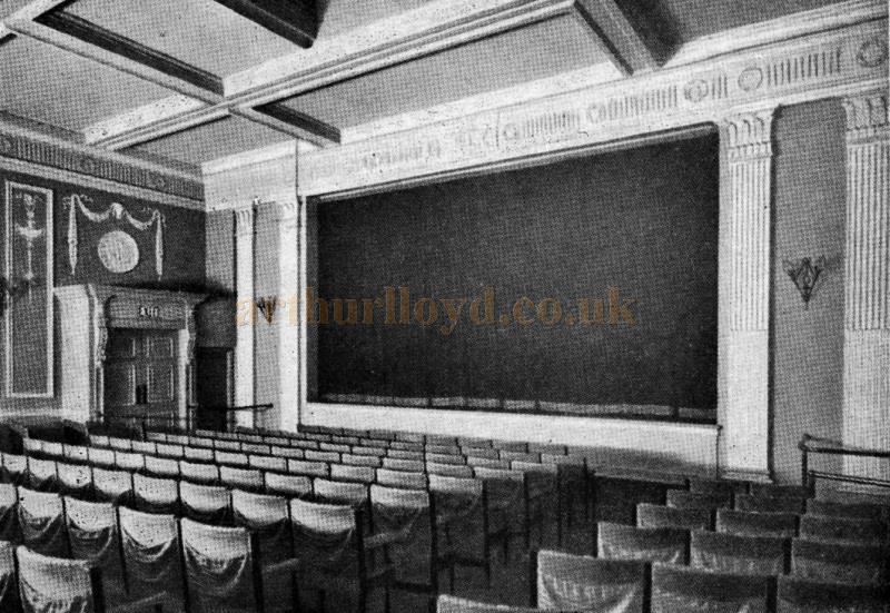 The auditorium of the Little Theatre, John Street, London - From Theatre World 1962 - Courtesy Maurice Poole