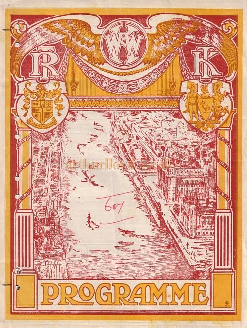 A Programme for the week of April 26th 1915 at Kelly's Theatre, Liverpool - Courtesy Roy Cross