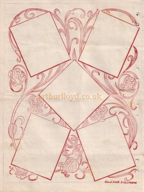 A Programme for the week of April 26th 1915 at Kelly's Theatre, Liverpool - Courtesy Roy Cross