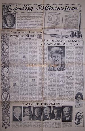 Liverpool's Daily Post pullout souvenir