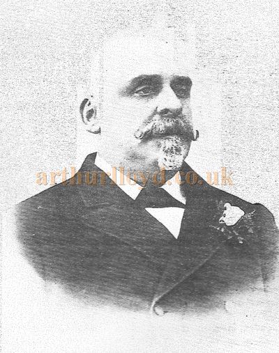 Mr. Laurie A. Somers, Manager of the Folly Theatre, Manchester - From The Manchester Programme of Entertainments and Pleasure, 14th of November 1898 - Courtesy Sue Green.