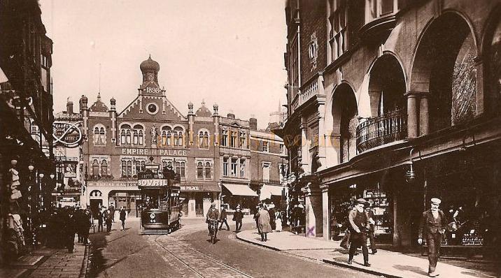 The Empire Theatre from Victoria Street, Wolverhampton - From a Postcard