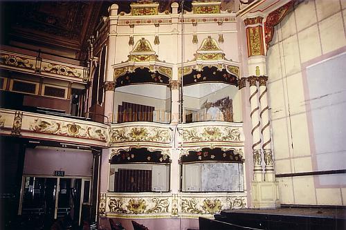 The Auditorium of the Winter Gardens'  Victoria Pavilion Theatre, Morecambe in 1990 - Courtesy Ted Bottle.