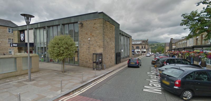 A Google StreetView Image of the site of the former Grand Theatre, Nelson - Click to Interact