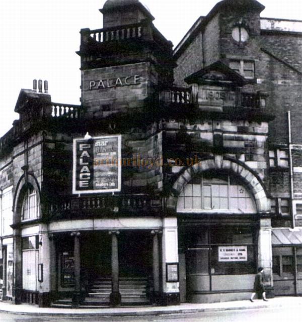 The Nelson Palace Theatre's original facade in a photograph by Geoff Lord - Courtesy Terry Kirtland