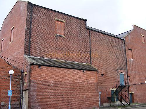 The rear elevation of the Nelson Palace Theatre in a photograph taken in August 2009 - Courtesy Neil Foster.