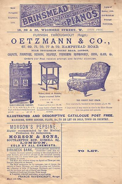 A Programme for the Olympic Theatre, Wych Street, London 