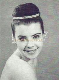 Jo-Anne Gaye as the Fairy Stella Maris, the Sailor's Friend in 'Sinbad the Sailor' at the Royal Opera House, Leicester in 1959 - Courtesy David Garratt. 