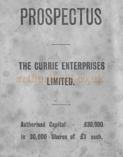 The Prospectus for the Alhambra Theatre, Perth in 1921 - Kindly Donated by Condra Kerr, whose Great Uncle was James Currie.