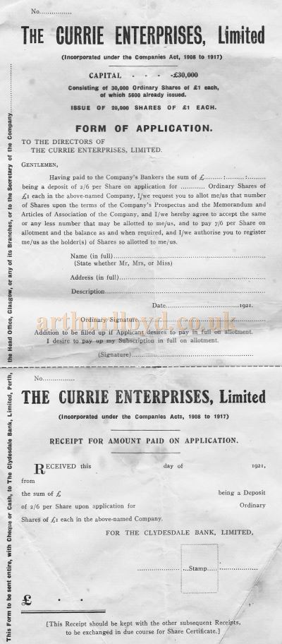 The Prospectus for the Alhambra Theatre, Perth in 1921 - Kindly Donated by Condra Kerr, whose Great Uncle was James Currie.