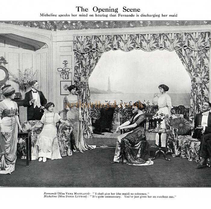 Details of 'Inconstant George' at the Prince of Wales Theatre 1910