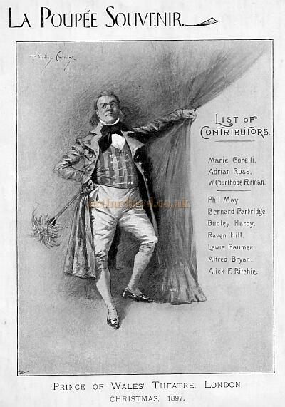 Programme for 'La Poupee' at the Prince of Wales Theatre 1897 