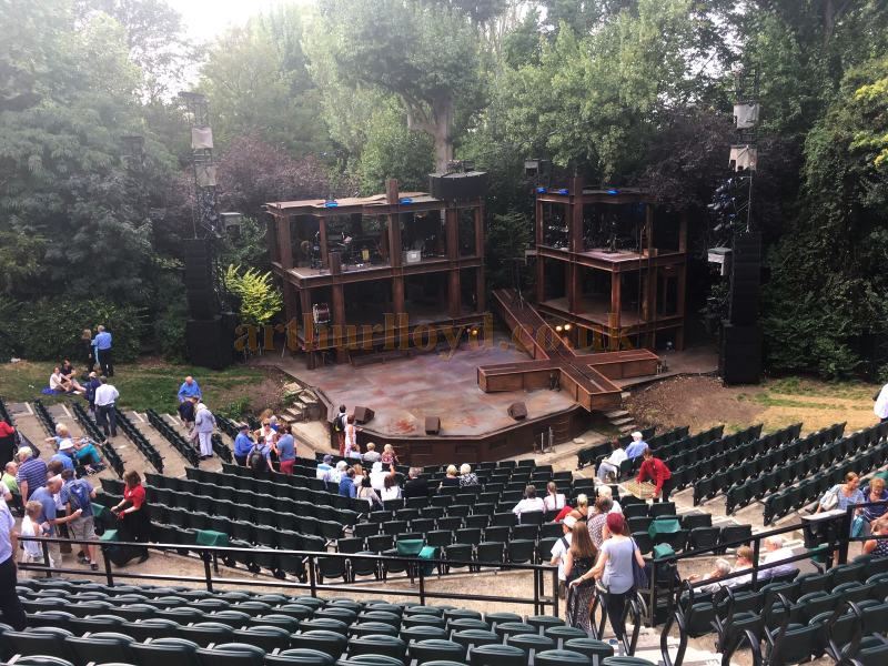 The Regent's Park Theatre during the run of 'Jesus Christ Super Star' in August 2016 - Courtesy Jemma Newton.